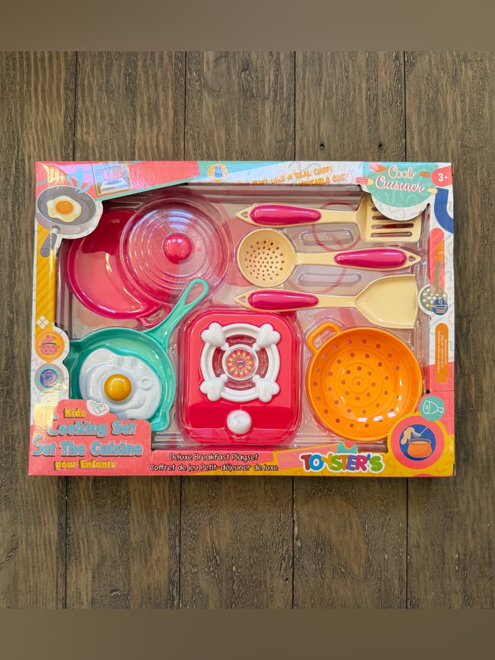 Toysters 9pc cooking toy set
New in box